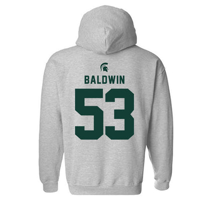 Michigan State - NCAA Football : Brandon Baldwin - Generic Shersey Hooded Sweatshirt