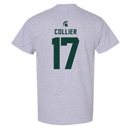 Michigan State - NCAA Football : Braylon Collier - Generic Shersey T-Shirt-1