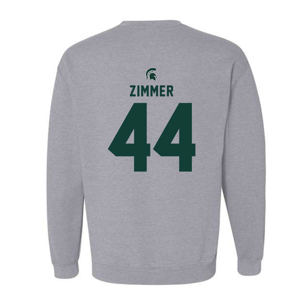 Michigan State - NCAA Baseball : Ryan Zimmer - Generic Shersey Crewneck Sweatshirt-1