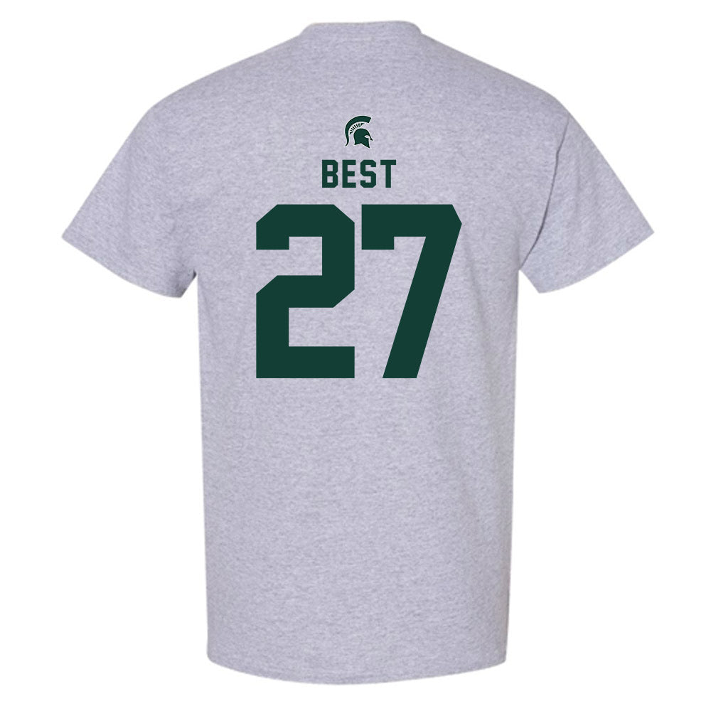 Michigan State - NCAA Men's Ice Hockey : Gavin Best - Generic Shersey T-Shirt-1