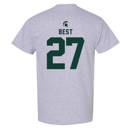 Michigan State - NCAA Men's Ice Hockey : Gavin Best - Generic Shersey T-Shirt-1