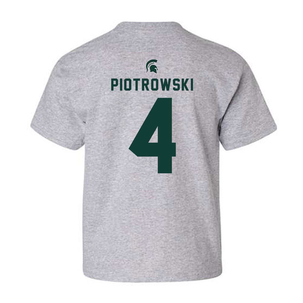 Michigan State - NCAA Women's Soccer : Sophia Piotrowski - Generic Shersey Youth T-Shirt-1