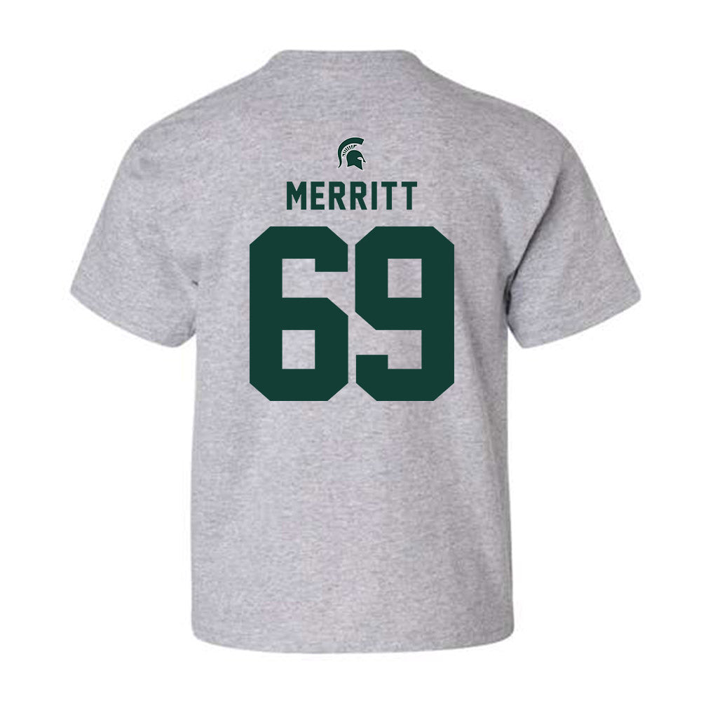 Michigan State - NCAA Football : Jacob Merritt - Generic Shersey Youth T-Shirt