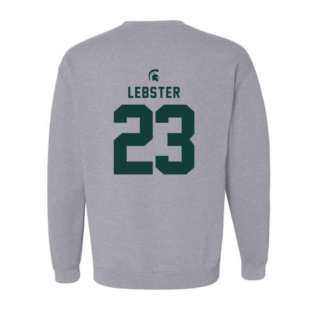 Michigan State - NCAA Men's Ice Hockey : Reed Lebster - Generic Shersey Crewneck Sweatshirt-1