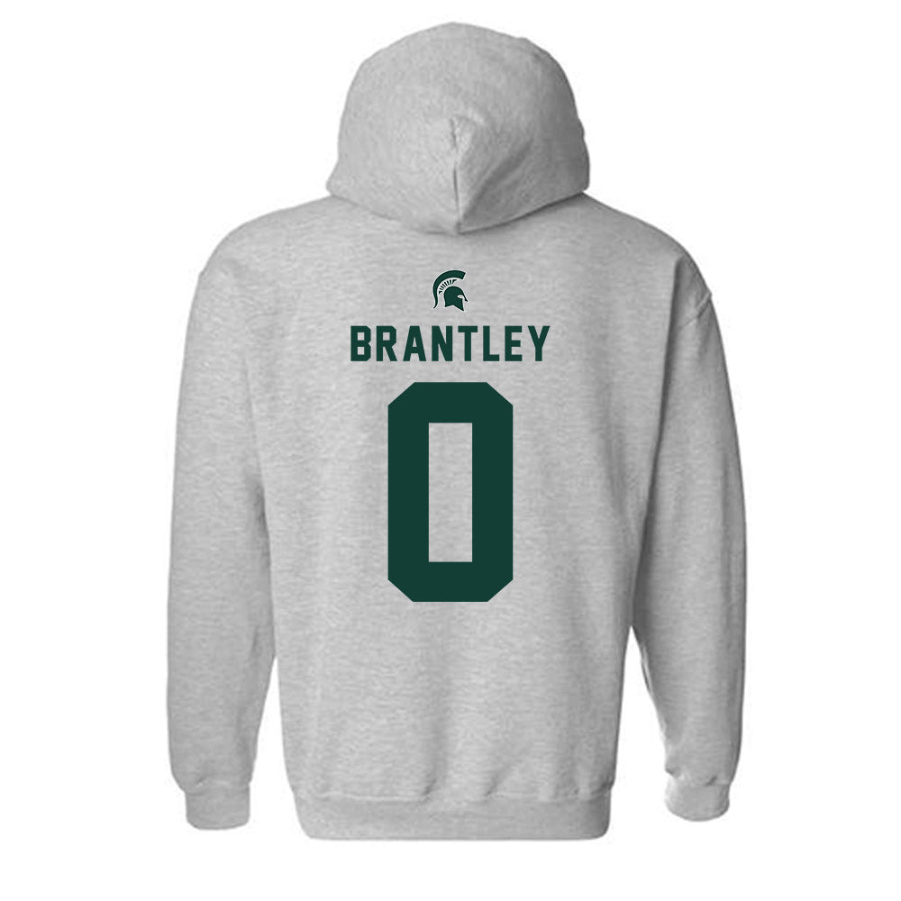 Michigan State - NCAA Football : Charles Brantley - Generic Shersey Hooded Sweatshirt