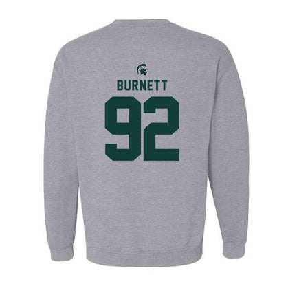 Michigan State - NCAA Football : Kekai Burnett - Generic Shersey Crewneck Sweatshirt