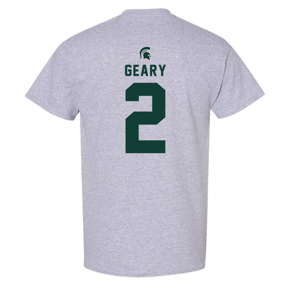 Michigan State - NCAA Men's Ice Hockey : Patrick Geary - Generic Shersey T-Shirt-1