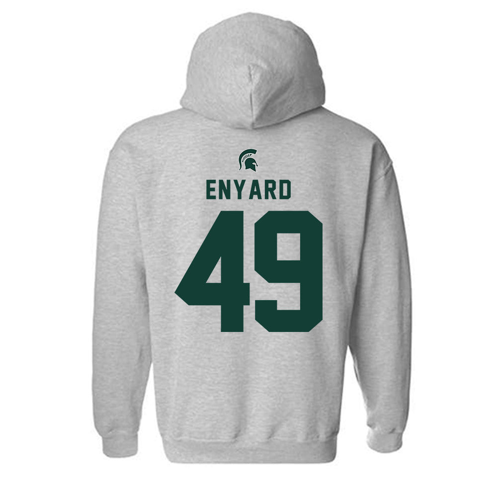 Michigan State - NCAA Football : Carter Enyard - Generic Shersey Hooded Sweatshirt