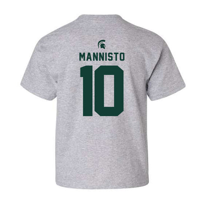Michigan State - NCAA Men's Ice Hockey : Tommi Mannisto - Generic Shersey Youth T-Shirt