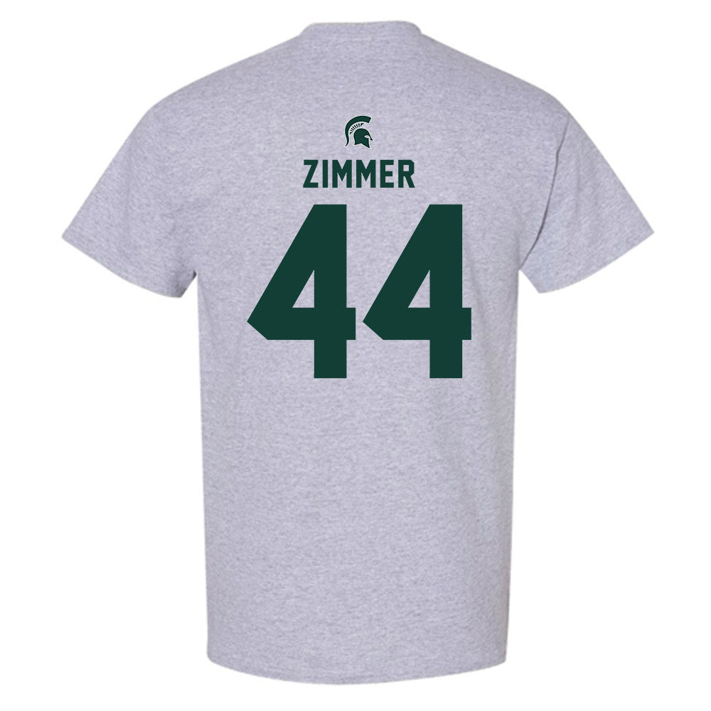 Michigan State - NCAA Baseball : Ryan Zimmer - Generic Shersey T-Shirt-1