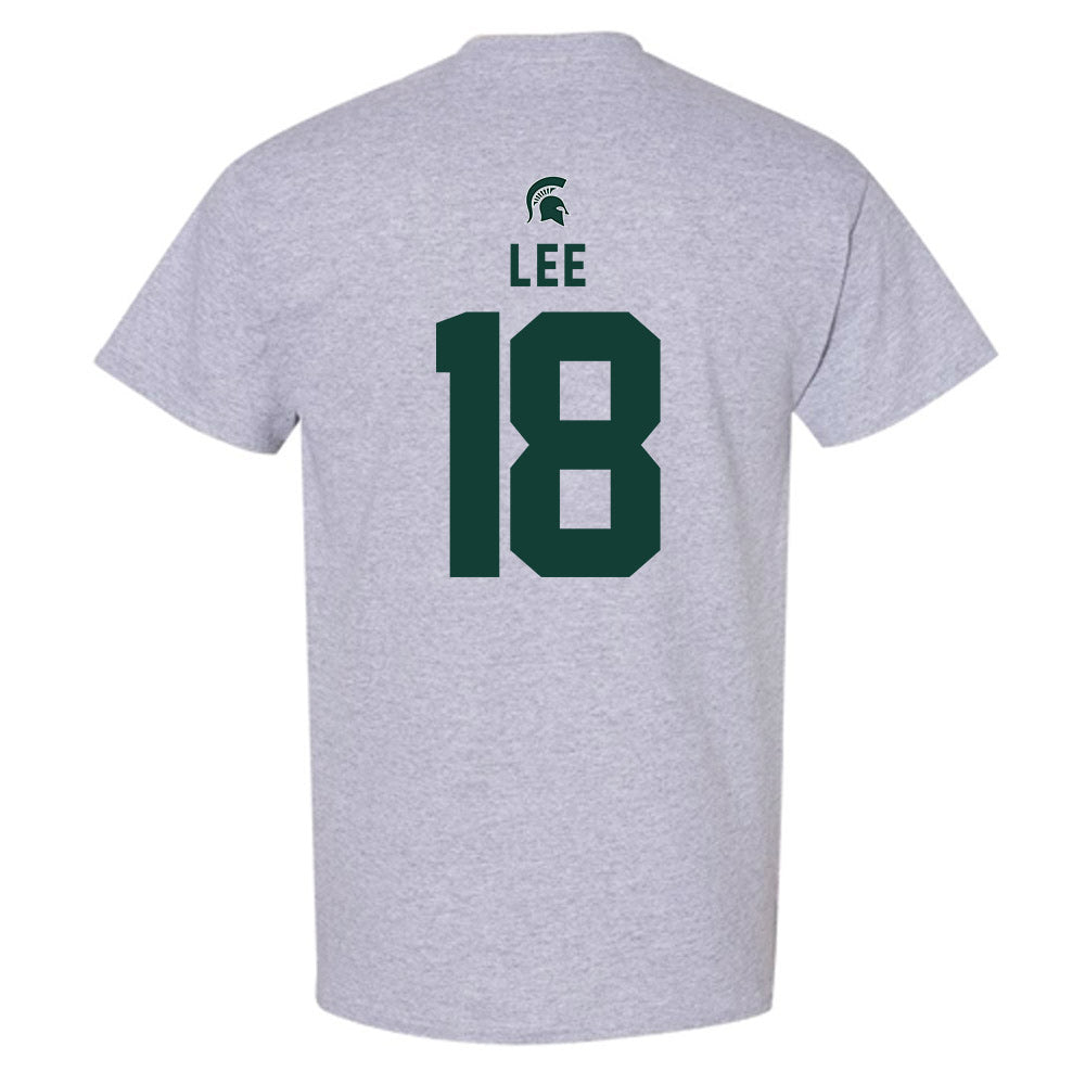 Michigan State - NCAA Men's Ice Hockey : Ryker Lee - Generic Shersey T-Shirt-1