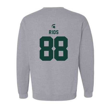 Michigan State - NCAA Football : Kai Rios - Generic Shersey Crewneck Sweatshirt-1