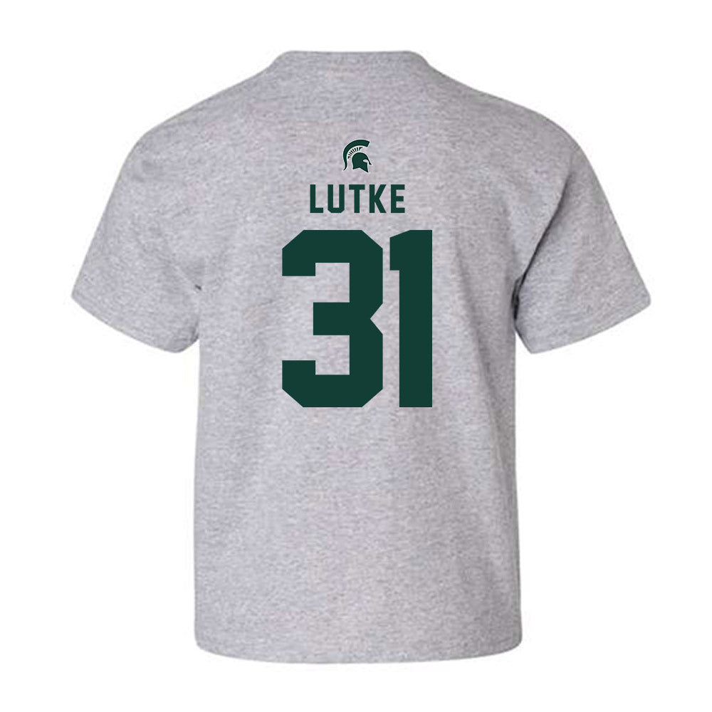 Michigan State - NCAA Women's Soccer : Ava Lutke - Generic Shersey Youth T-Shirt-1