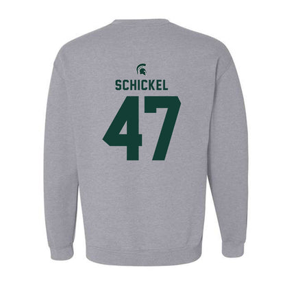 Michigan State - NCAA Football : Kaden Schickel - Generic Shersey Crewneck Sweatshirt-1