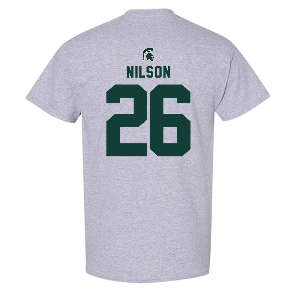 Michigan State - NCAA Men's Ice Hockey : Eric Nilson - Generic Shersey T-Shirt-1