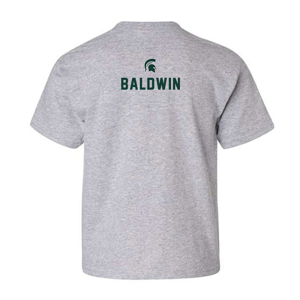 Michigan State - NCAA Men's Ice Hockey : Heath Baldwin - Generic Shersey Youth T-Shirt-1