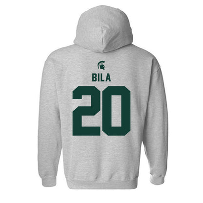 Michigan State - NCAA Softball : Hailey Bila - Generic Shersey Hooded Sweatshirt-1