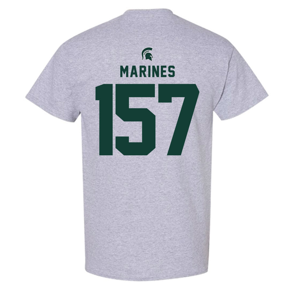 Michigan State - NCAA Wrestling : Darius Marines - Generic Shersey T-Shirt-1