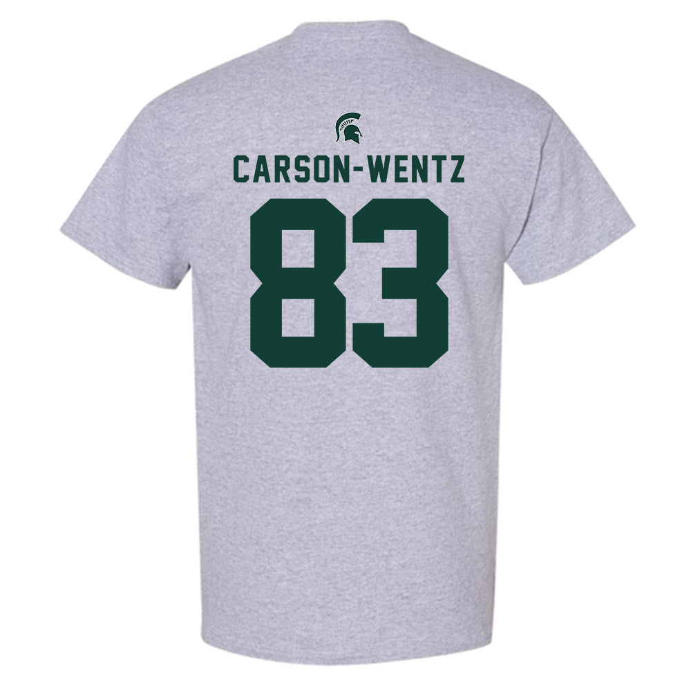 Michigan State - NCAA Football : Jack Carson-wentz - Generic Shersey T-Shirt-1