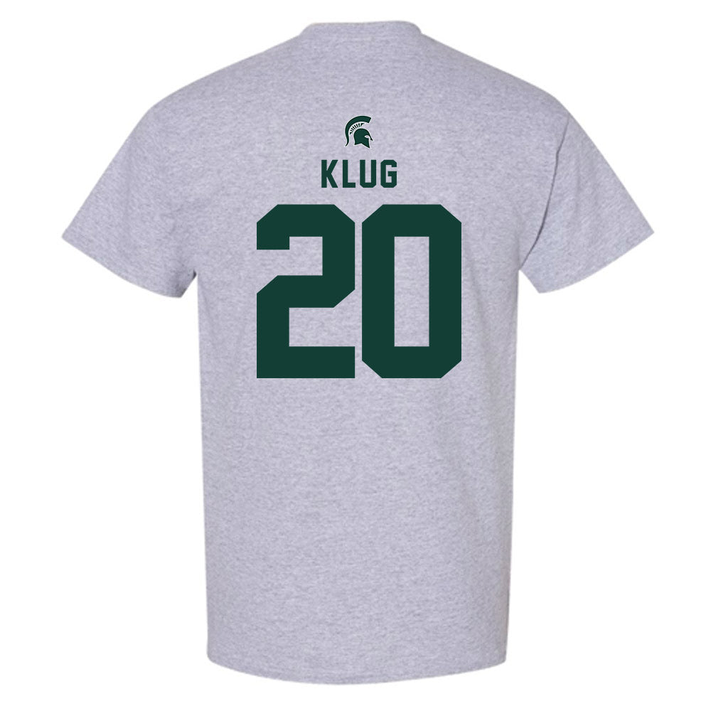 Michigan State - NCAA Baseball : Josh Klug - Generic Shersey T-Shirt-1