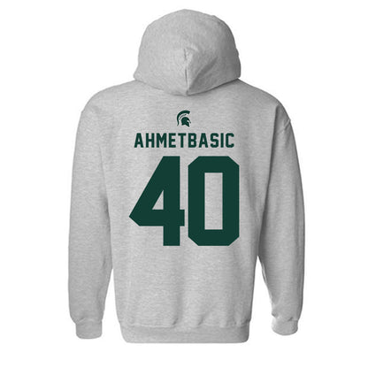 Michigan State - NCAA Football : Tarik Ahmetbasic - Generic Shersey Hooded Sweatshirt