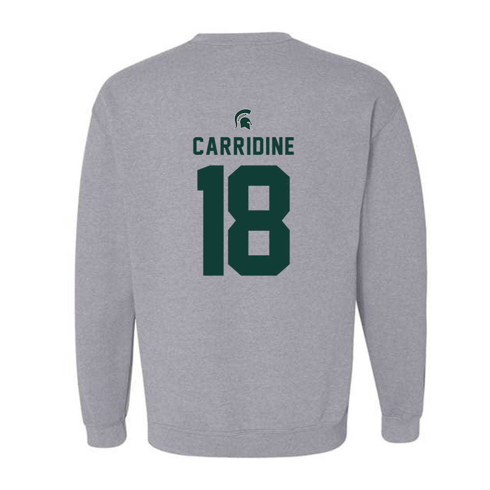 Michigan State - NCAA Football : Atticus Carridine - Generic Shersey Crewneck Sweatshirt-1
