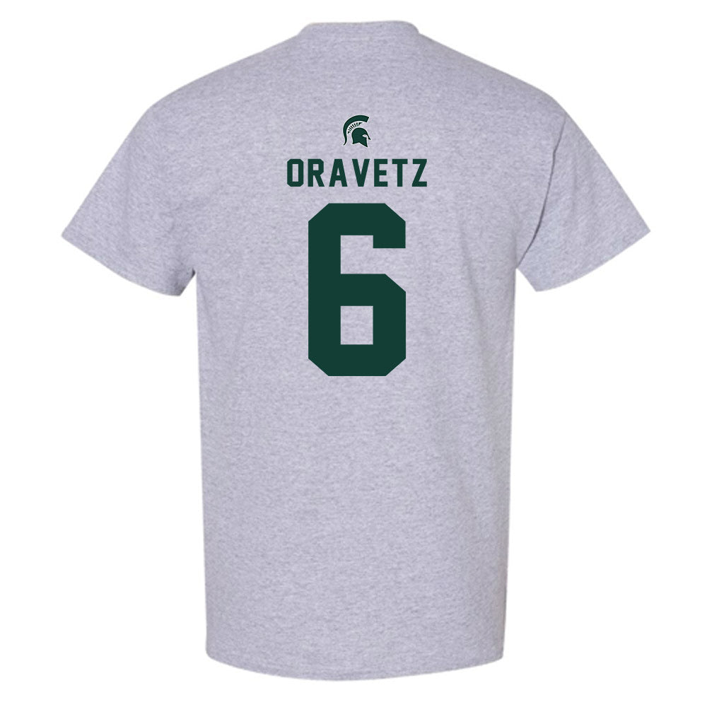 Michigan State - NCAA Men's Ice Hockey : Austin Oravetz - Generic Shersey T-Shirt