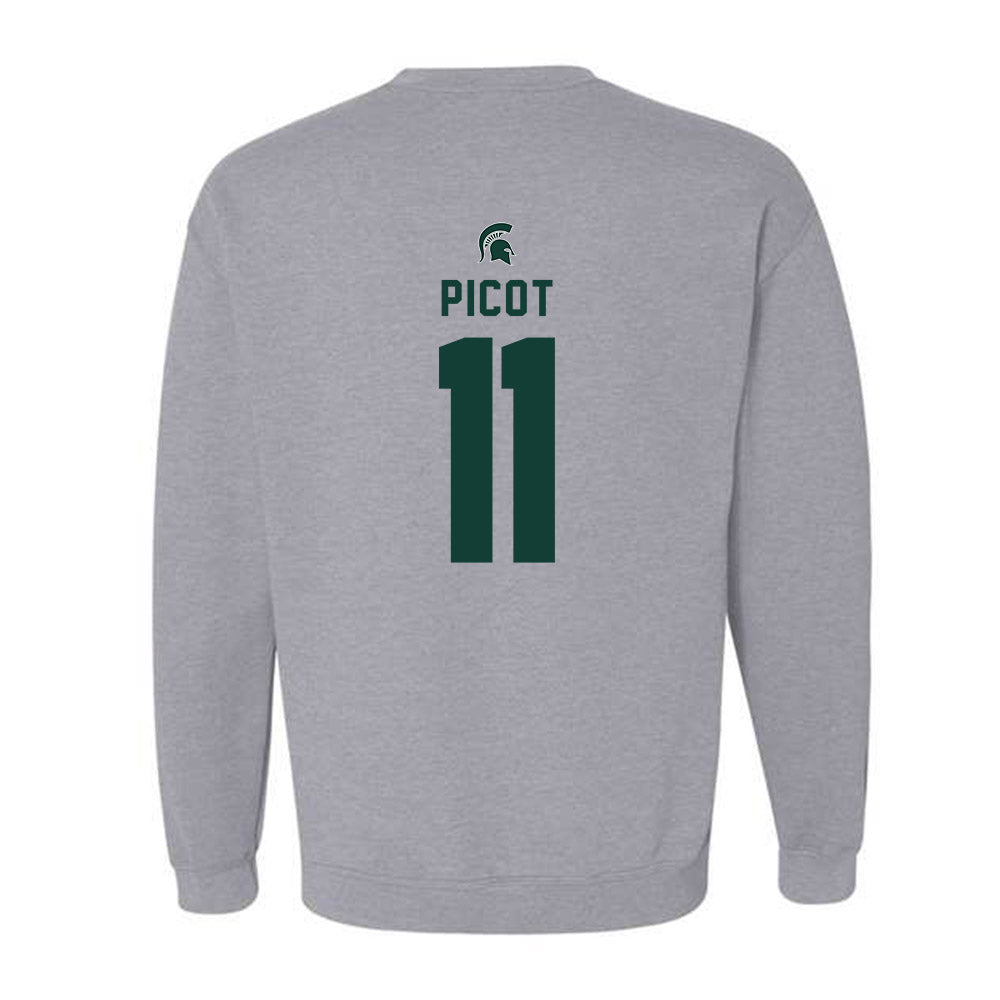 Michigan State - NCAA Baseball : Parker Picot - Generic Shersey Crewneck Sweatshirt-1