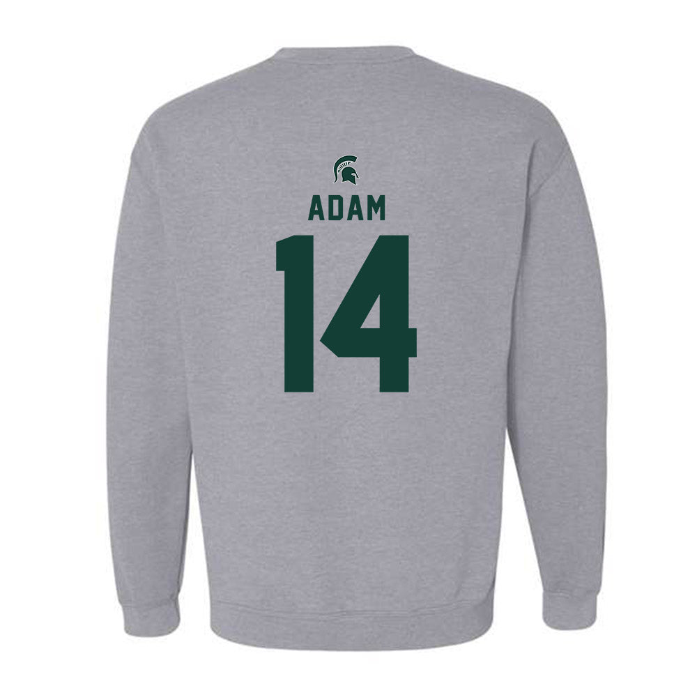 Michigan State - NCAA Men's Soccer : Joshua Adam - Generic Shersey Crewneck Sweatshirt