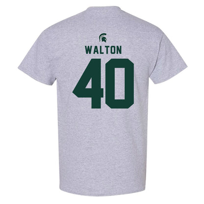 Michigan State - NCAA Men's Basketball : Brennan Walton - Generic Shersey T-Shirt-1