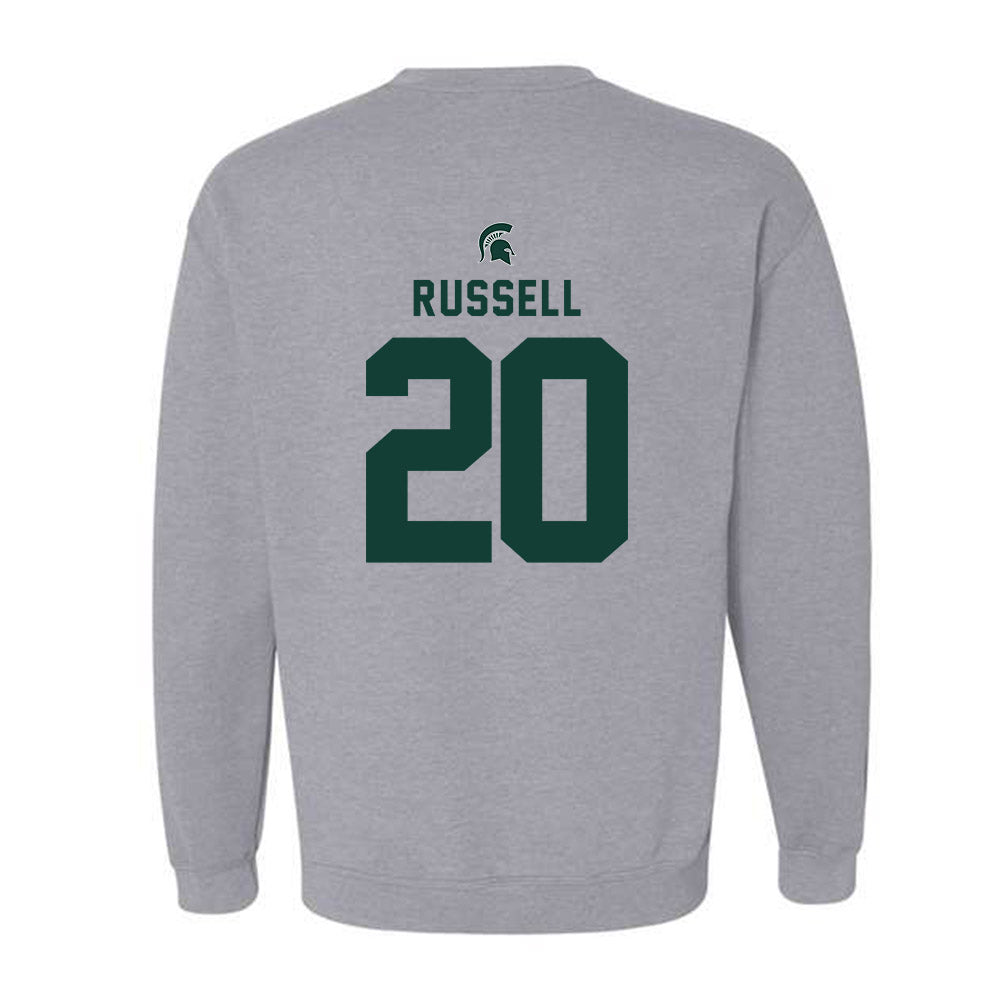 Michigan State - NCAA Men's Ice Hockey : Daniel Russell - Generic Shersey Crewneck Sweatshirt