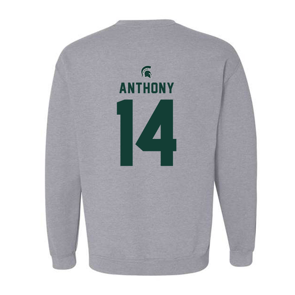 Michigan State - NCAA Women's Soccer : Mackenzie Anthony - Generic Shersey Crewneck Sweatshirt