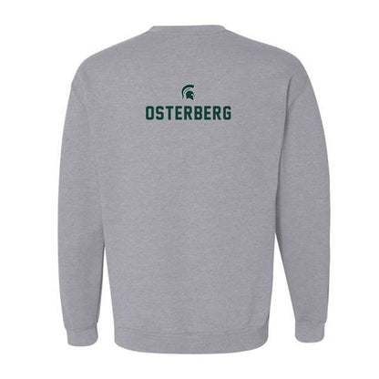 Michigan State - NCAA Women's Cross Country : Madison Osterberg - Generic Shersey Crewneck Sweatshirt