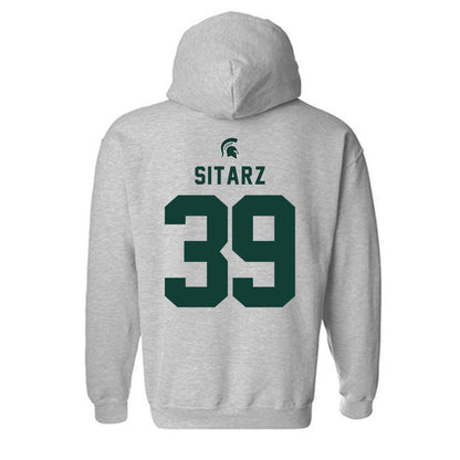 Michigan State - NCAA Baseball : Gavin Sitarz - Generic Shersey Hooded Sweatshirt