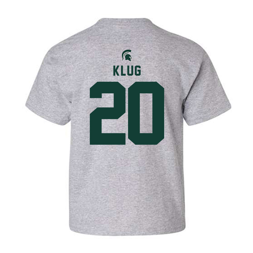 Michigan State - NCAA Baseball : Joshua Klug - Generic Shersey Youth T-Shirt-1