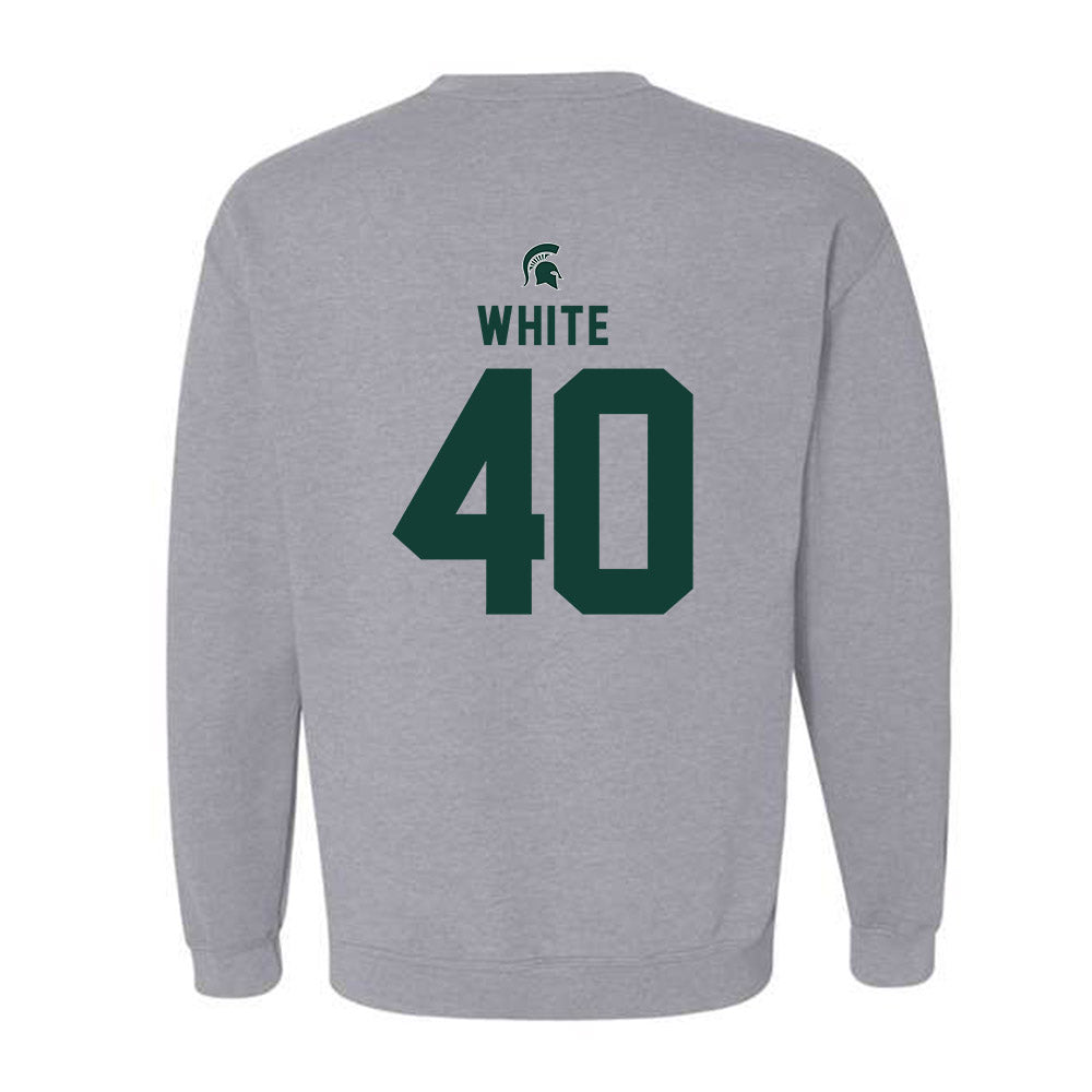 Michigan State - NCAA Football : DeJae White - Generic Shersey Crewneck Sweatshirt-1