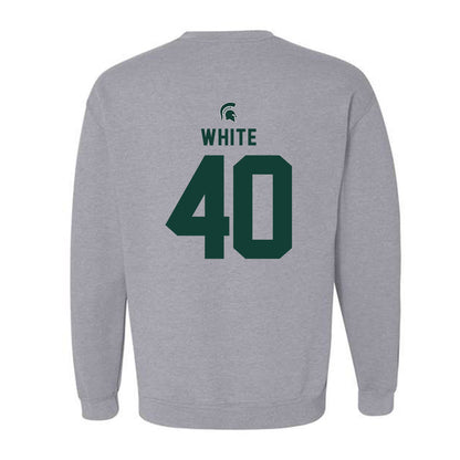 Michigan State - NCAA Football : DeJae White - Generic Shersey Crewneck Sweatshirt-1
