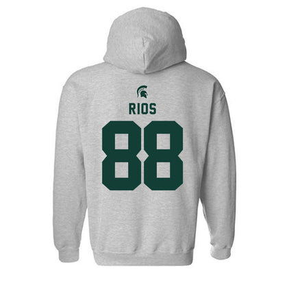 Michigan State - NCAA Football : Kai Rios - Generic Shersey Hooded Sweatshirt-1