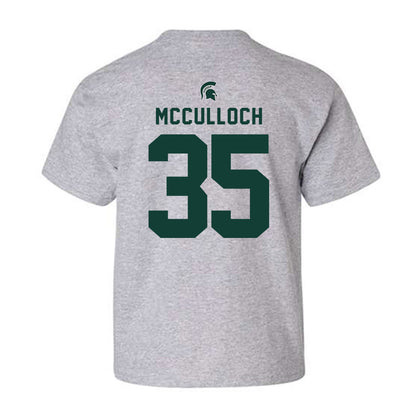 Michigan State - NCAA Men's Basketball : Jesse McCulloch - Generic Shersey Youth T-Shirt-1