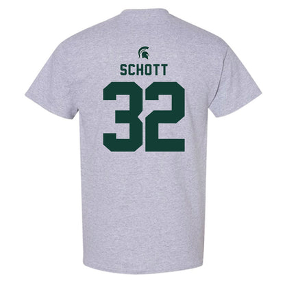 Michigan State - NCAA Football : James Schott - Generic Shersey T-Shirt