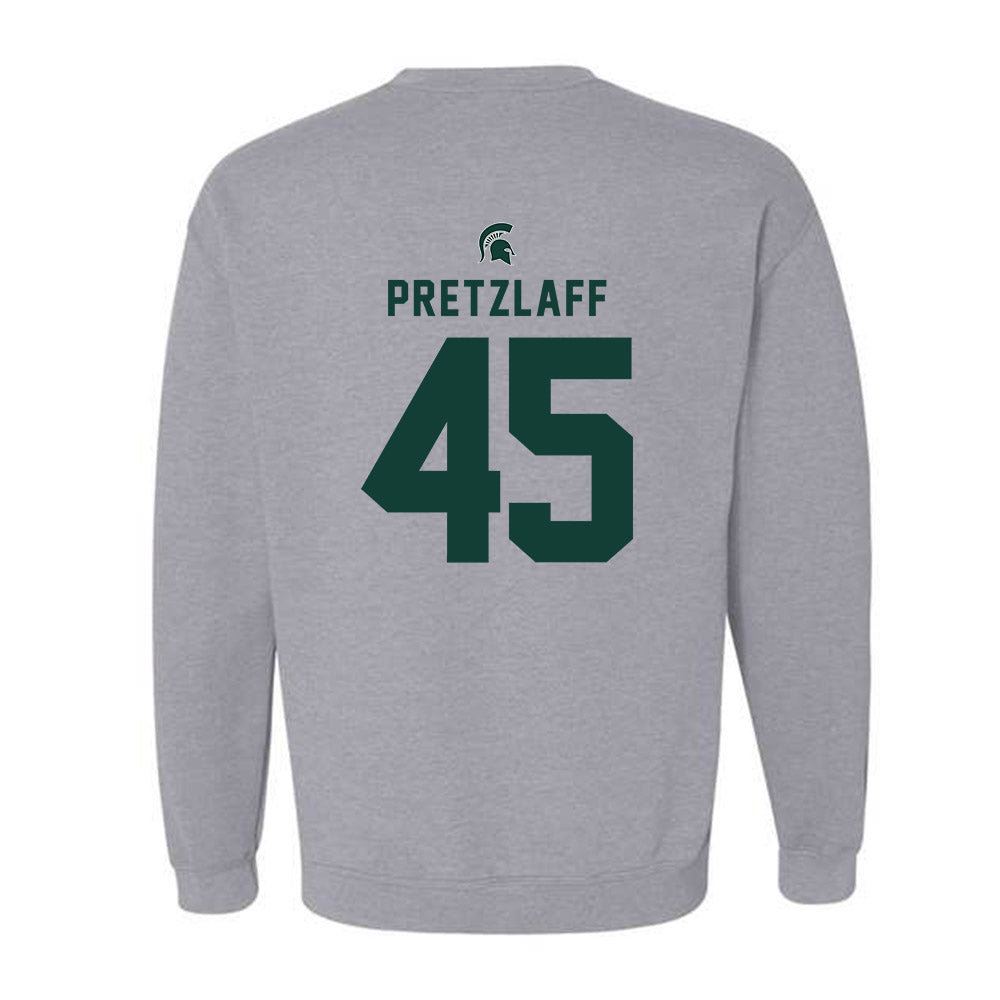 Michigan State - NCAA Football : Brady Pretzlaff - Generic Shersey Crewneck Sweatshirt