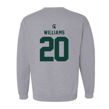 Michigan State - NCAA Football : Keshawn Williams - Generic Shersey Crewneck Sweatshirt