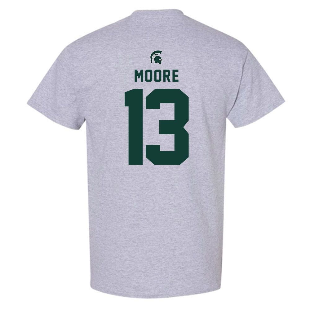 Michigan State - NCAA Women's Volleyball : Aliyah Moore - Generic Shersey T-Shirt