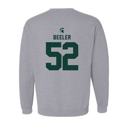 Michigan State - NCAA Football : Mikeshun Beeler - Generic Shersey Crewneck Sweatshirt