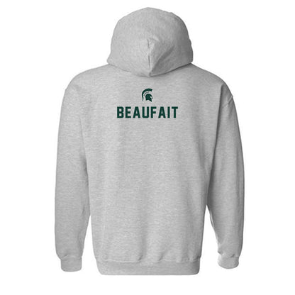 Michigan State - NCAA Women's Gymnastics : Elle Beaufait - Generic Shersey Hooded Sweatshirt