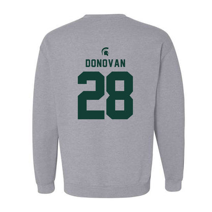 Michigan State - NCAA Baseball : Aidan Donovan - Generic Shersey Crewneck Sweatshirt-1