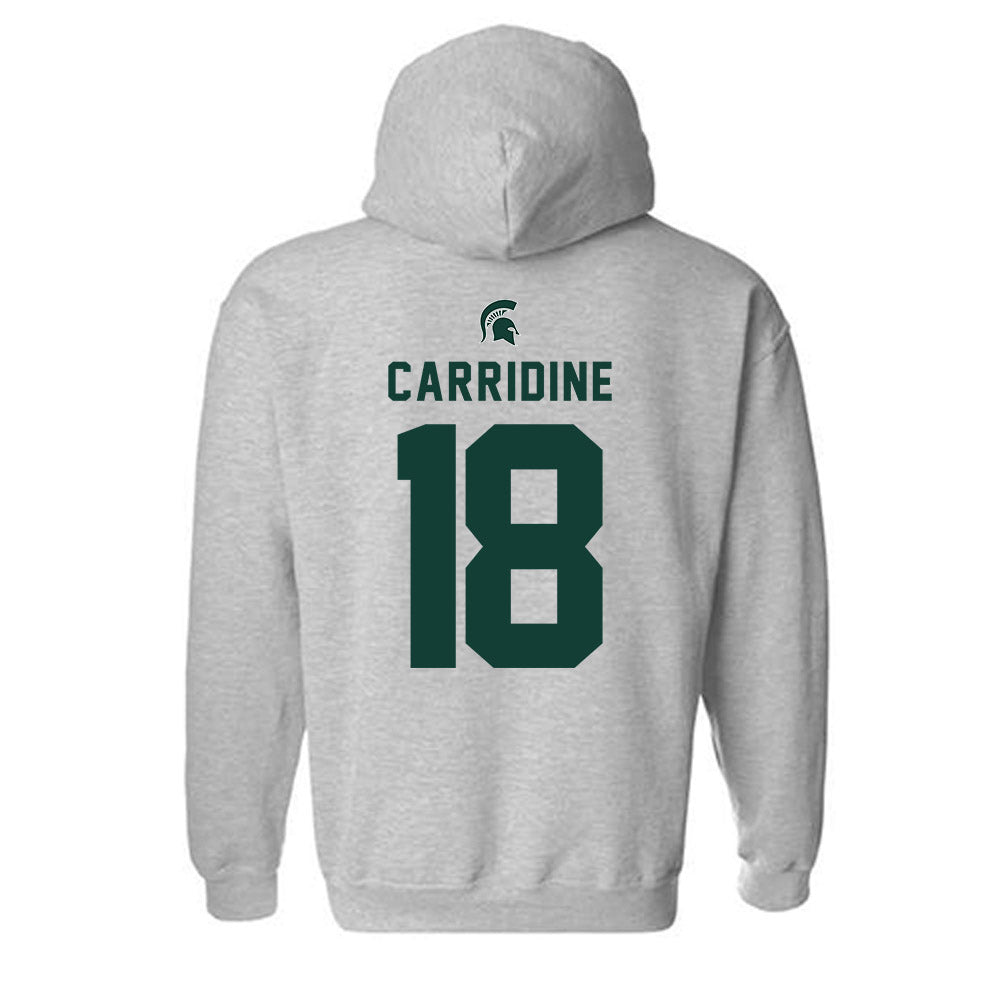 Michigan State - NCAA Football : Atticus Carridine - Generic Shersey Hooded Sweatshirt-1