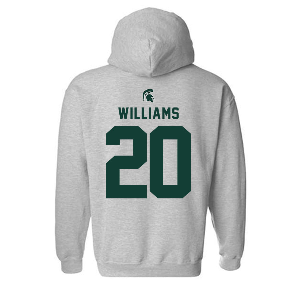 Michigan State - NCAA Football : Keshawn Williams - Generic Shersey Hooded Sweatshirt