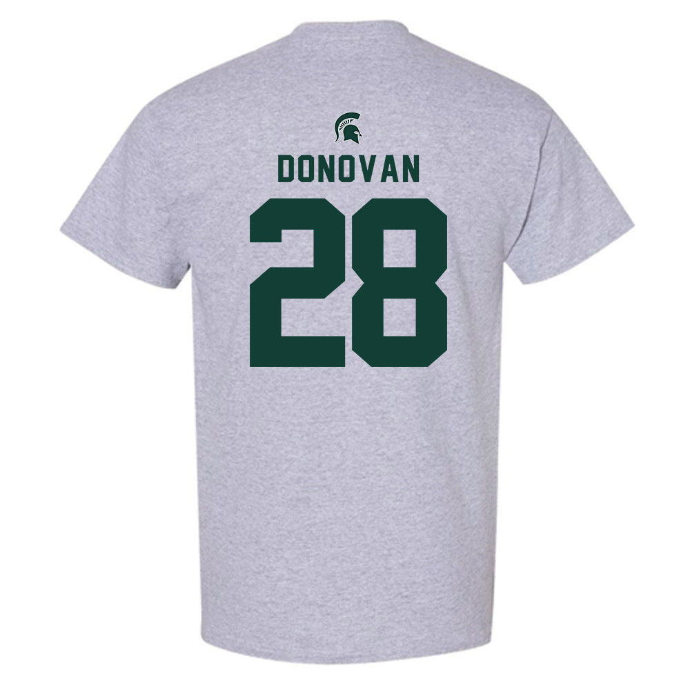 Michigan State - NCAA Baseball : Aidan Donovan - Generic Shersey T-Shirt-1