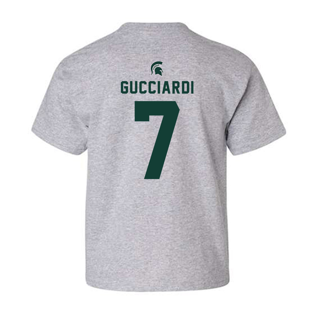 Michigan State - NCAA Men's Ice Hockey : David Gucciardi - Generic Shersey Youth T-Shirt-1